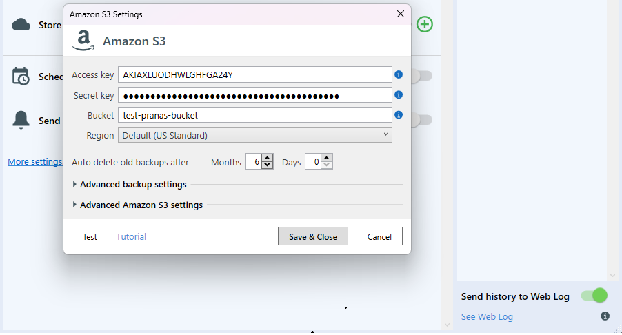 Choose destination for your backups — 5 / 6