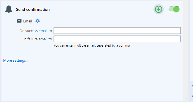 Set up notification e-mails — 2 / 6